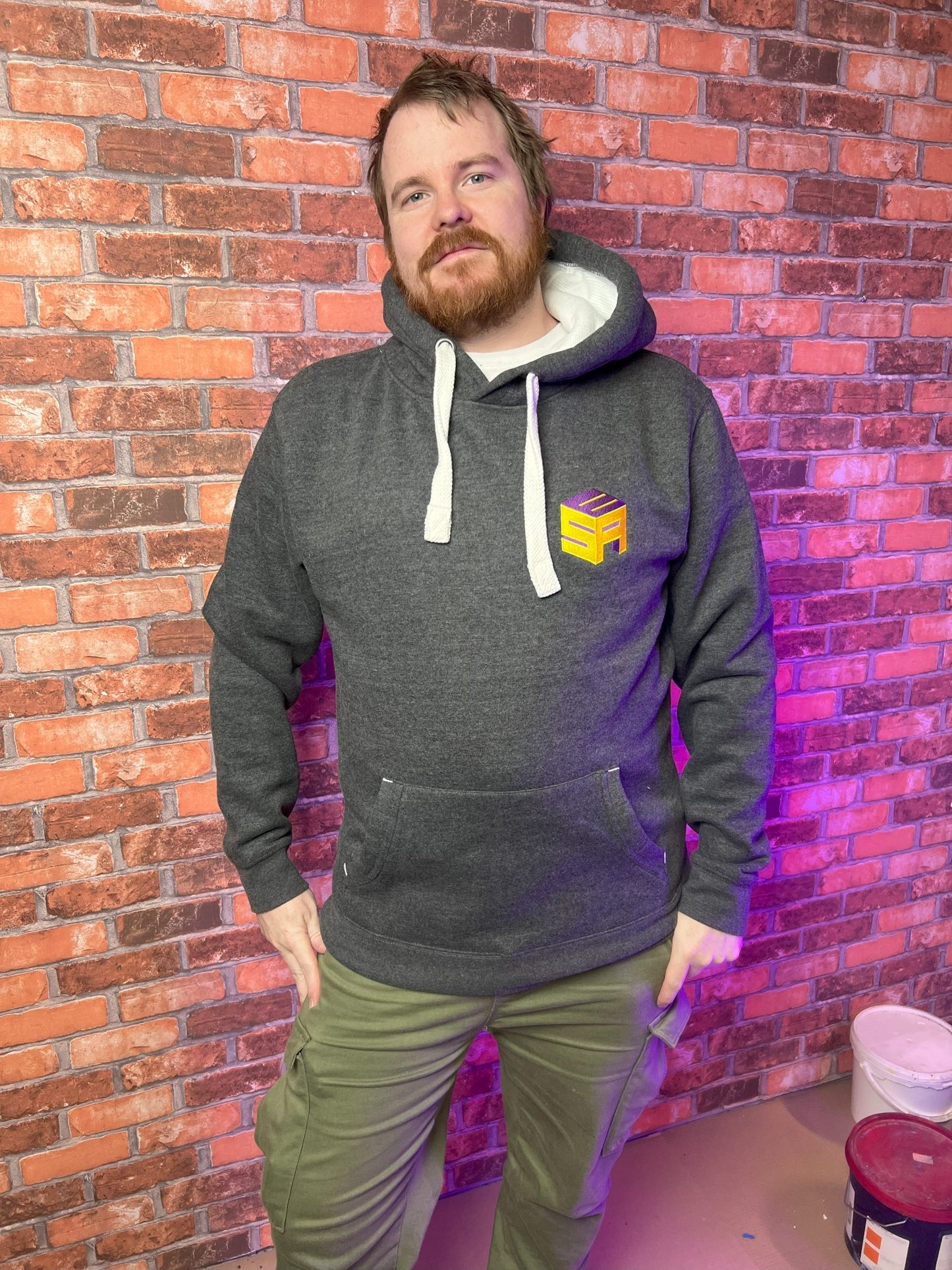 ESA Premium Classic Hoodie 2XL, Without zip, Grey